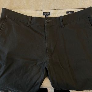 J Crew Mens Black Chino Pants 34W 30L